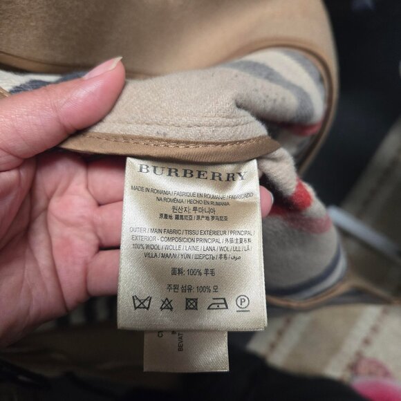 100% Authentic Burberry Blackwell wool duffle Coat New Camel - Picture 13 of 15